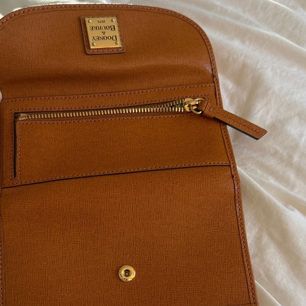 Dooney & Bourke Brown Leather Wallet - Picture 3 of 5